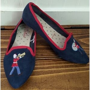 Cath Kidston Marching Band Pointed Flats Size 6
